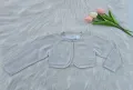 Детско болеро цвят бяло злато 18-24 месеца, снимка 3