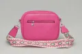 Малка розова дамска чанта с орнаменти на дръжката, снимка 1