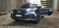 Акумулаторна кола Audi R8 Spyder 12V с меки гуми с Кожена седалка,MP3, Металик , снимка 6