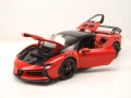 Ferrari SF90 XX Stradale - мащаб 1:18 на Bburago моделът е нов в кутия, снимка 4
