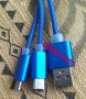 USB 3 x1 data cable/USB трансфер кабел 3 х 1 ключодържател, снимка 1 - Кабели и адаптери - 38324310