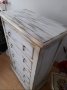 Масивен дървен Шкаф в стил Шаби шик , снимка 1 - Шкафове - 37147639