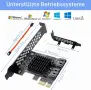 PCI-E към SATA III контролер карта – 2 порта SATA 3.0, 6Gbps, снимка 3