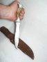  Стар български нож туристически нож -124 , снимка 3