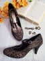 Стилни дамски обувки на ток номер 40 , снимка 1