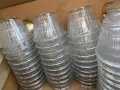 Купичка за крем карамел от йенско стъкло комплект 10 броя, снимка 1