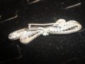 СТАРИННА ФИЛИГРАН СРЕБЪРНА БРОШКА ВИСОКА 950 ПРОБА СРЕБРО с ГРАНУЛАЦИЯ 3633, снимка 8