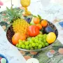 2 стъклени купи Sungmor за салата и плодове, черно-златисти, Ø31,75 см, снимка 3