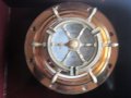 Уникален бронзов барометър рул във витрина , снимка 3