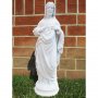Статуя от бетон “Свещеното сърце на Исус Христос” – бял цвят