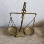 Винтидж бронзова везна, снимка 5