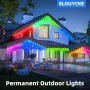 Постоянно външно осветление 15M, Smart RGBIC 30 LED,APP и дистанционно, снимка 2