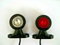 1 бр. ЛЕД LED рогчета къси червено-бяло 12-24V , Полша , снимка 2