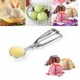 1792 Метална лъжица за сладолед с механизъм, снимка 2