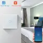 Смарт единичен едноканален ключ за осветление KETOTEK WiFi Сензорен Tuya Smart Life, снимка 2
