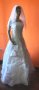Булчинска рокля №5 - НОВА ! С воал, чанта, ръкавици и венче, снимка 1 - Сватбени рокли - 37367586