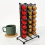 Стойка за кафе капсули Nespresso Поставка Метална стойка Органайзер за 42бр кафе капсули Неспресо, снимка 2