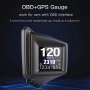 KAOLALI Head Up дисплей за кола OBD2, цифров GPS скоростомер за кола , снимка 5