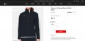 тънко водоустойчево горнище Under Armour Black UA Squad Woven Jacket, снимка 2