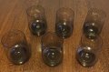 6 чаши за аператив + 3 чаши за уиски тъмно стъкло, снимка 4