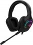 Слушалки с микрофон Геймърски Gamdias HEBE E2 Черни с RGB подсветка Gaming Headset