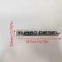 Метална емблема TURBO DIESEL за автомобили, снимка 2