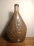 Много интересна бутилка от глазирана керамика. , снимка 1