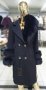 Дамско луксозно палто кашмир вълна и лисица код 215, снимка 1 - Палта, манта - 39632985