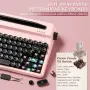 YUNZII QL75 Retro Typewriter – механична клавиатура QMK/VIA, RGB, 3 режима, снимка 7