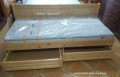 Единично легло с гръб и две чекмеджета, снимка 2