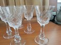 Кристални чаши Зорница , снимка 1 - Антикварни и старинни предмети - 36614935