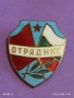Емайлирана значка ОТРЯДНИК Доброволен сътрудник МВР за КОЛЕКЦИЯ 53498, снимка 1