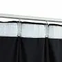 vidaXL Затъмняващи завеси с куки, 2 бр, кадифе, черни, 140x245 см, снимка 4