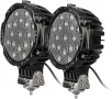 7" LED офроуд светлини, LED фарове за мъгла 12V 24V LED работна светлина 7200LM, снимка 1