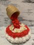 3D чаша от рози романтичен подарък за празника на влюбените Свети Валентин , снимка 3