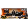 Метална количка кола Батмобил с фигура Батман 1:24 Batman Batmobile 1989г, снимка 10