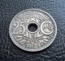 Стара монета 25 сантима 1929 г. Франция- красива !, снимка 4