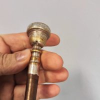 ,,Circe,, Vintage trumpet mouthpieces  - мундщук за Б Тромпет от масивен брас материал, снимка 3 - Духови инструменти - 44255990