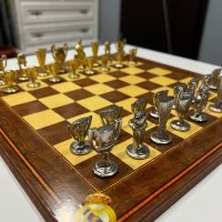 Метален шах на Real Madrid, снимка 7 - Шах и табла - 44166949