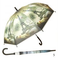 1761 Дамски чадър стил париж 98 см диаметър, снимка 1 - Други - 30536976