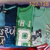 Сетове от 3 тениски за момче размер 122-128 см, снимка 2 - Детски тениски и потници - 33919202