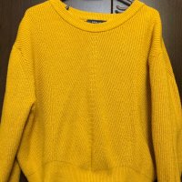Жълта блуза Zara , снимка 4 - Блузи с дълъг ръкав и пуловери - 40217573