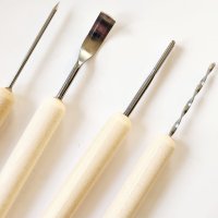 4бр инструменти за моделиране,  полимерна глина, фондан, тесто,биговане, снимка 3 - Други инструменти - 44173006