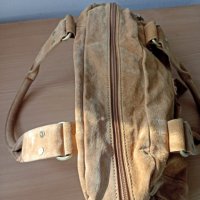 Кафява чанта от естествена кожа , снимка 2 - Чанти - 38576344