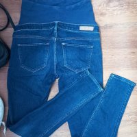 Дънки за бременни от H&M MAMA skinny High Rib размер 38, снимка 2 - Дрехи за бременни - 39702905