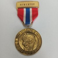 норвежки сребърен медал с позлата , снимка 1 - Антикварни и старинни предмети - 42119765