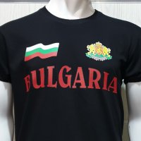 Нова мъжка тениска с трансферен печат България, знаме и герб, снимка 9 - Тениски - 29889449