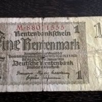 Банкнота - Германия - 1 марка | 1937г., снимка 1 - Нумизматика и бонистика - 29328104