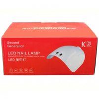 UV Лампа за маникюр LED Nail Lamp K2, 24W, снимка 3 - Продукти за маникюр - 34114601