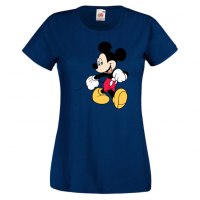 Дамска тениска Mickey Mouse 6 .Подарък,Изненада,, снимка 6 - Тениски - 36526523